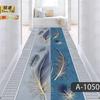 Tapete simples cortável para porta de entrada, corredor, corredor, escadas, carpete longo 3D para casa e hotel