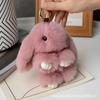 Colgante de Peluche de Conejo Lindo Imitación Accesorio de Peluche Llavero de Coche Lindo para Chicas Colgante de Bolso