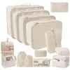 2025 Novas Sacolas Organizadoras Populares para Cosméticos, Mudança, Viagem, Conjunto de Sete Peças para Roupas, Colchas, Roupa Íntima, Desktop Atacado