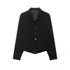 Colección Primavera 2026 Transfronteriza de AliExpress: Elegante y Estilizado Blazer de Manga Larga para Mujer con Cuello Camisero
