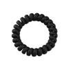 Anillo para el cabello con línea telefónica japonesa y coreana, sin rastro, negro, grande, pequeño, para teléfono, cuerda para el cabello, banda de goma para el cabello, cuerda fina para la cabeza