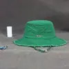 En stock Algodón Puro Lavado Sombrero de Pescador con Volantes Hyun-a Sombrero de Cubo para Mujer para Compras y Viajes Sombrero de Sol Personalizado de Moda
