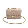 Bolso Pequeño Cruzado para Mujer 2026 Nuevo Moda Europea Americana Bolso con Cadena de Cuadros de Diamantes Bolso Cuadrado Pequeño de Hombro Único para Mujer bolsos