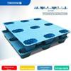 Palete de Empilhadeira Plano Espessado 1210 Moldagem por Sopro de Palete de Empilhadeira Palete de Plástico de Nove Pés Palete de Plástico Plano para Armazém de Logística