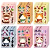 Cross-Border Novo Estilo 6 Folhas/Pacote Adesivos de Quebra-Cabeça de Corpo Inteiro com Gato de Desenho Animado que Mudam de Rosto Adesivos de Quebra-Cabeça Artesanais Infantis Atacado