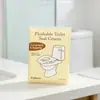 Alfombrilla desechable soluble en agua de 10 piezas para inodoro de hotel transfronterizo al por mayor, papel higiénico de viaje, alfombrilla conveniente para asiento