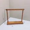 Suporte de Exibição para Colares Ornamento de Armazenamento Cabide Exibição de Pingentes de Joias Pulseira Madeira Saco para Joias Pulseira