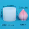 Molde de Silicona para Decoración de Pasteles DIY Grande y Pequeño Melocotón Simulación Juguete de Comida Herramienta de Molienda Herramienta para Hornear Molde para Hornear Pasteles