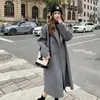 Abrigo de Lana Mujer 2026 Nuevo Otoño Invierno Estilo Coreano Sensación de Alta Gama Petite Mediano-Largo Abrigo de Lana Engrosado Moderno