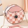 Bolsos Pequeños Populares de Este Año para Mujer 2022 Nuevo Ins Estilo K Moda Bolsos Redondos Pequeños Versátiles Bolsos de Cadena para un Hombro o Cruzados