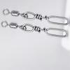 Equipamento de Pesca Vara Anel Guia Levemente Aço Inoxidável Anel de Conexão Levemente da Vara Argola Americana em Oito Conector Pino Acessórios de Pesca