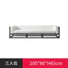 Sofá de Exterior de Aleación de Aluminio para Patio, Villa, Hotel, Cojín Protector Solar, Mesa de Café de Madera Sintética de Imitación, Muebles para Patio de Ocio