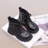 Nuevas Botas Martin Estilo Británico 2026 para Niños, Botines de Suela Suave para Niñas, Botines Bajos de Cuero Suave para Otoño