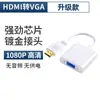 Cable Adaptador Convertidor de HDMI a VGA para Portátil, Computadora de Escritorio, Decodificador, Proyector, Monitor
