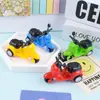 Juguete de Motocicleta de Empujar Hacia Atrás Triciclo Simulación Coche Eléctrico Juguetes de Puesto Callejero Venta al por Mayor Regalos para Bebés Juguetes de Casa de Juego