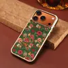 Funda Magnética Galvanizada con Estampado Denior Apple 18ProMax para iPhone17 Cubierta Protectora de Carga Inalámbrica 16