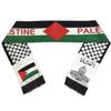 Cachecol palestino de poliéster transfronteiriço em estoque cachecol com a bandeira da Palestina