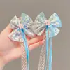 Accesorios para el cabello con lazo para niñas, horquillas, tocado para el cabello trenzado de niños, pinzas para bebé, cintas para niñas pequeñas, horquillas populares de princesa