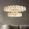 Lustre retrô francês-americano para restaurante, luminária pendente vintage de cerâmica de alta qualidade para casas de chá, lojas de roupas e pousadas