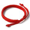Año del Caballo Examen de Ingreso a la Preparatoria Colgante de Regalo Pequeño Pulsera de Hilo Rojo Tejida a Mano Regalo para Estudiantes Pulsera de Hilo Rojo