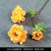 Flores Artificiales de Boda de Color Naranja, Accesorios de Decoración para Eventos de Boda, Decoraciones de Techo, Flores Falsas, Materiales Florales para Restaurantes, Hortensias, Rosas