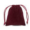 Atacado joias pretas bolsa de joias bolsa de joias cosméticos armazenamento bolso de flanela fone de ouvido power bank de celular bolsa de flanela