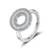 Anillo de Circón para Mujer de Celebridad de Internet de Dongdaemun de Corea, Joyería Japonesa y Coreana de Moda, Anillo Personalizado de Dos Piezas para el Dedo Índice, Venta al por Mayor