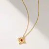 Collar de Flor de Iris Dorado Cepillado para Mujer, Cadena de Clavícula Elegante y de Alta Gama de Nicho, Exquisita Versátil Vintage de Lujo Ligero con un Sentido de Sofisticación