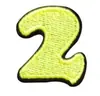 Patches Bordados com Letras com Patches de Tecido com Letras Inglesas Coloridas Combinando, Patches Bordados, Patches para Acessórios de Roupa, Patches Bordados