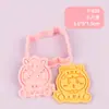 Serie Usachi de Año Nuevo Molde para Galletas 3D Simulación DIY Galleta Fondant Diseño Tridimensional Tipo Prensa