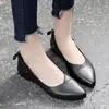 Sapatos rasos de uso duplo para mulheres, novo modelo outono 2026, mocassins bico fino, sapatos femininos de couro macio de sola macia, sapatos pequenos de couro slip-on