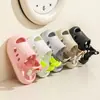 Sandalias de Verano para Niños Estilo Coreano Pantuflas para Niños Niños y Niñas Nuevas de Eva Color Puro Zapatos de Playa con Agujero para el Dedo del Pie