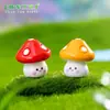 Materiales para terrarios de musgo, decoraciones creativas y lindas de setas pequeñas, accesorios de paisajismo DIY, adornos pequeños para botellas ecológicas