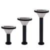 Procesamiento Terminado Led Exterior Impermeable Piezas Solares Lámpara de Columna 7W Lámpara de Jardín Redonda Lámpara Solar de Césped