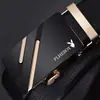 Cinto de couro vaqueiro masculino fivela automática de liga couro cinto de vaqueiro couro couro presentes de negócios fabricantes de cintos atacado