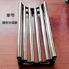 Máquina Manual de Extendido de Tela Acero Inoxidable Estante Desenrollador y Dispensador de Tela Lona para Ropa Material en Rollo Rodillo Reforzador Desplegable Mesa de Corte Extendido de Tela