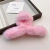 Nuevo Clip para el Cabello de Felpa Dulce Estilo Niña Linda para la Parte Trasera de la Cabeza, Elegante Accesorio para el Cabello, Pinza de Tiburón