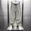 Pantalones Casuales de Caída Transpirables Nuevos Verano 2025 para Hombre Modernos Holgados Versátiles Plisados Harlan Tipo Zanahoria Delgados