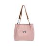 Bolsa de Gran Capacidad para Mujer 2024 Nuevo Moda Primavera Verano Bolso de Hombro Mariposa Terciopelo Estudiante Clase Viajero Bolso Tote