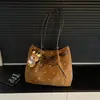 Comércio Exterior Bolinhas Estilo Coreano Grande Capacidade Para Ir ao Trabalho Outono/Inverno 2026 Novo Simples de Ombro Tote Bag Feminina
