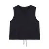 Roupas Femininas Plus Size ALINDM para Senhoras Plus Size: Saia Reta Linha A de Cintura Alta 100kg Colete de Tricô Versátil com Gola Redonda