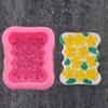 Molde de Azúcar Flip Flor de Girasol DIY Sirena Flor Hada Molde de Yeso para Aromaterapia Jabón Vela Molde Decorativo de Silicona