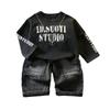 Sudadera para Niños 2026 Nueva Moda Otoñal Estilo Coreano Conjunto Genial para Niños, Conjunto de Dos Piezas Tendencia para Primavera y Otoño