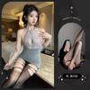 Lemon Story Lingerie Sexy Sem Tirar Transparente Uniforme de Boate Vestido Bodycon Sedutor Camisola Sexy Provocante para Mulheres