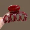 Pinza para el cabello de calabaza extragrande para mujer con gran volumen de cabello, pinza de tiburón, pinza para el cabello 2025, nuevo clip para el cabello de alta gama para la parte posterior de la cabeza