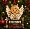 Adorno de Regalo en Efectivo Navideño Transfronterizo Decoración de Regalo en Efectivo Navideño S