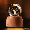 Luz Noturna de Planeta com Bola de Cristal Giratória Enfeites Criativos para Mesa Artesanato Feng Shui Presentes para Professores Novos Produtos Transfronteiriços