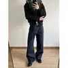 Jeans Reto Azul Escuro Estilo Old Money para Homens, Outono 2026 Nova Moda High Street Versátil Confortável Emagrecedor Calça Longa