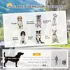 Remolque Trasero para Bicicleta para Perros Medianos a Grandes, Transportín para Mascotas de hasta 40 kg, Remolque de Carga para Perros y Gatos para Ciclismo al Aire Libre