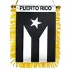 Productos Relacionados con la Bandera de Puerto Rico Transfronterizos, Banderas para Coche, Cubiertas para Capó, Banderas Decorativas para Jardín, Banderas para Exteriores